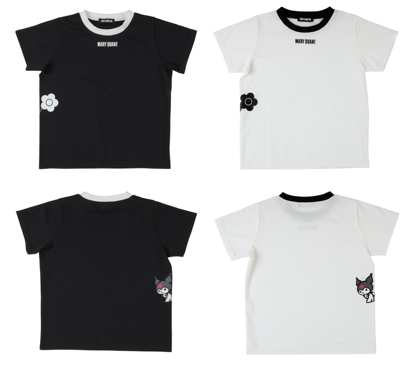 マリークヮント×クロミ「ノーマルTシャツ」（C）2023 SANRIO CO.,LTD.