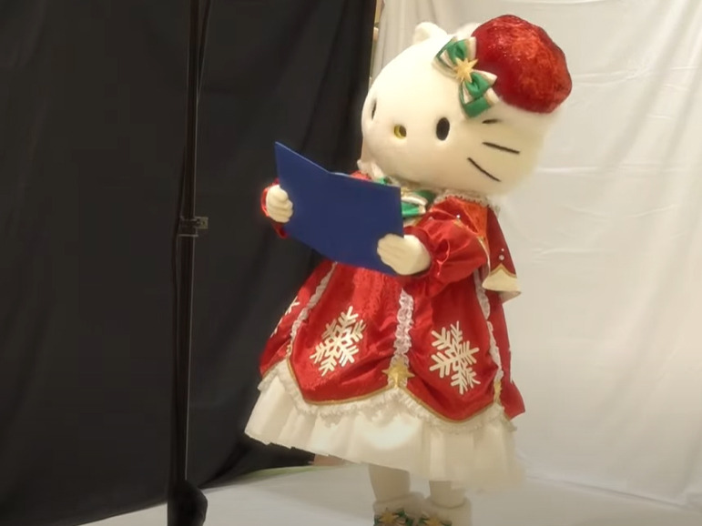 「Puroland Christmas」メイキング映像（C）2023 SANRIO CO., LTD. TOKYO, JAPAN 著作 株式会社サンリオ
