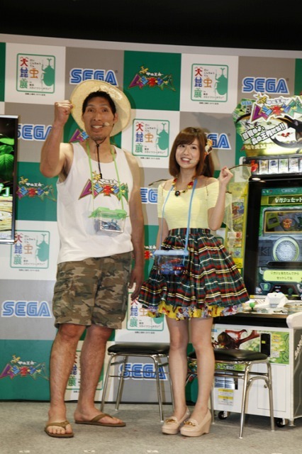 ムシキング イベントに篠原信一が登場 ゲーム対決に 自分が弱いから負けました 2枚目の写真 画像 アニメ アニメ