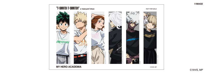 『僕のヒーローアカデミア』MY HERO ACADEMIA“T-shirts! T-shirts!!”「KVアートカード」（C）堀越耕平／集英社・僕のヒーローアカデミア製作委員会