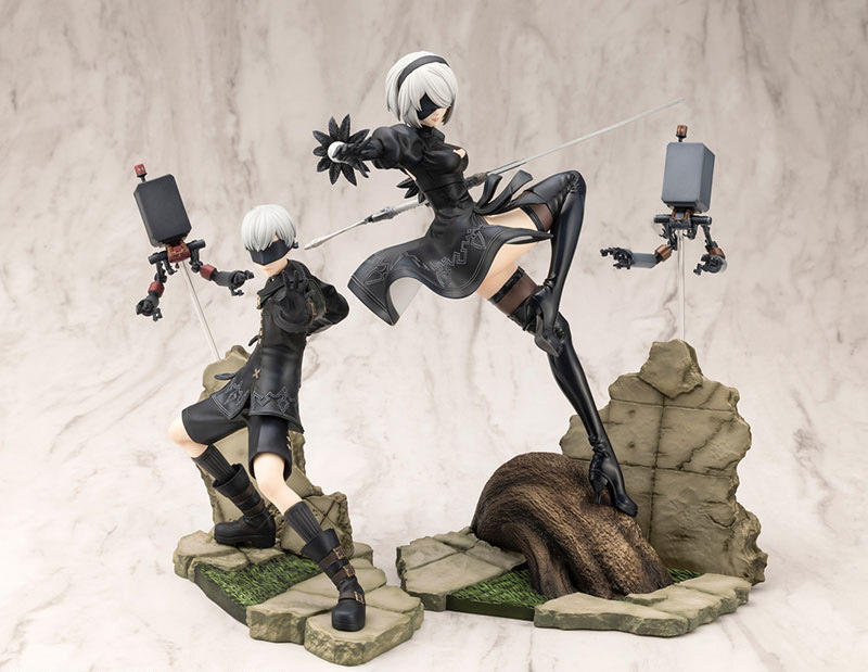 「ARTFX J NieR:Automata Ver1.1a 1/8スケール 完成品フィギュア」2B、9S