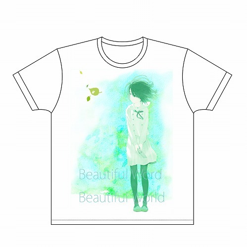 水彩風デザインTシャツ（順）