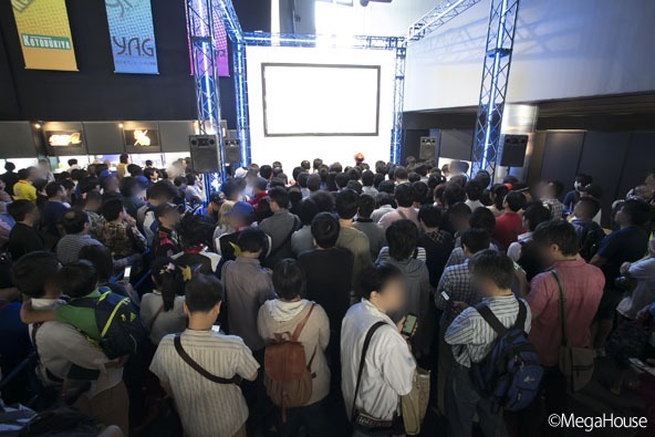 「メガホビEXPO 2015 Spring」での『新世紀GPXサイバーフォーミュラ』イベントの様子