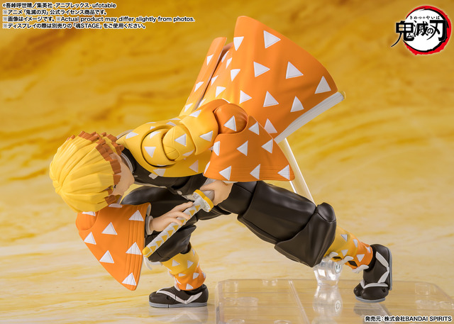 「鬼滅の刃」霹靂一閃のポーズを再現できる「S.H.Figuarts 我妻善逸」が再販！新たに発売される「S.H.Figuarts 嘴平伊之助」は猪頭部と表情パーツのふたつが楽しめる