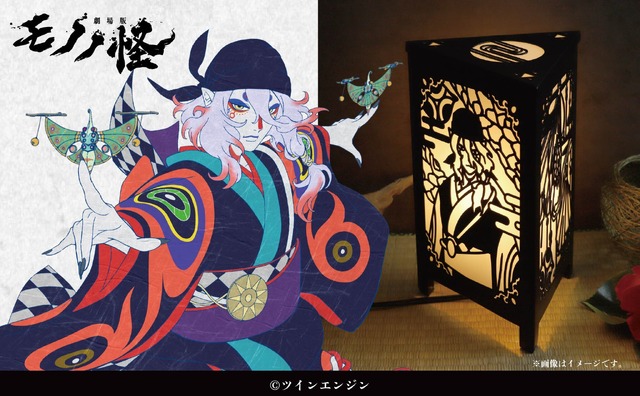 「劇場版モノノ怪」謎の男・薬売りが優しい灯りで照らす“行燈”に♪ 各章の襖絵がモチーフ！