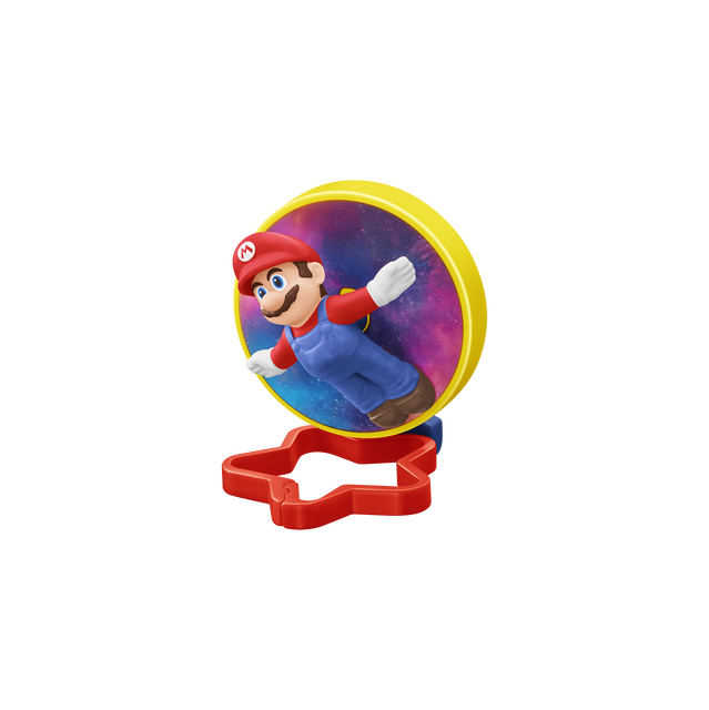 マリオやヨッシーがハッピーセットに！「ザ・スーパーマリオギャラクシー・ムービー」のフィギュアが手に入る！スペシャルブックも同時販売