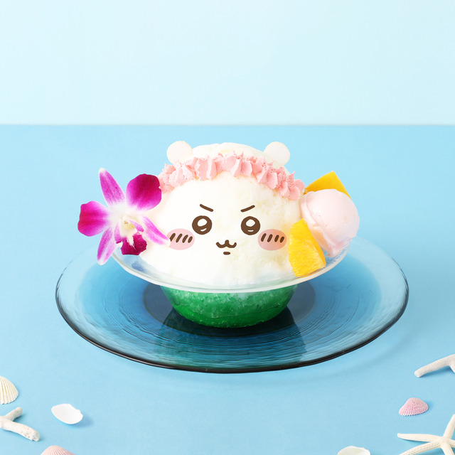 「ちいかわ」がかき氷に!? “セイレーンのたいへんよく漬けました”プレートも！コラボカフェが期間限定オープン☆ハチワレ、うさぎたちのトロピカルドリンクも♪