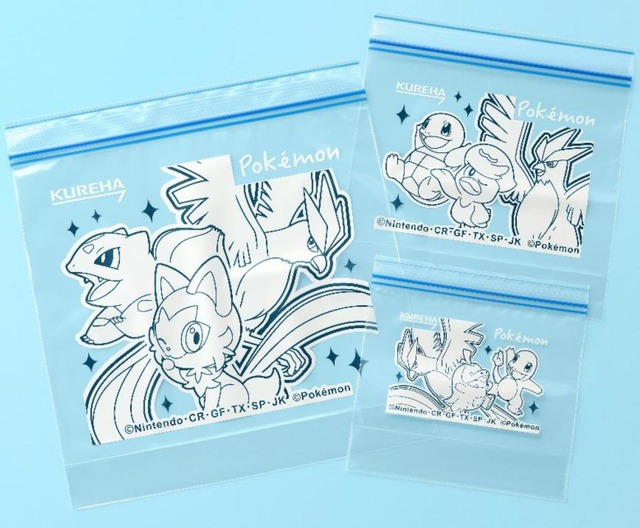 「ポケモン」昨年話題の“フリーザーのフリーザーバッグ”も新デザインに！クレハ「NEWクレラップ」などコラボ商品が登場