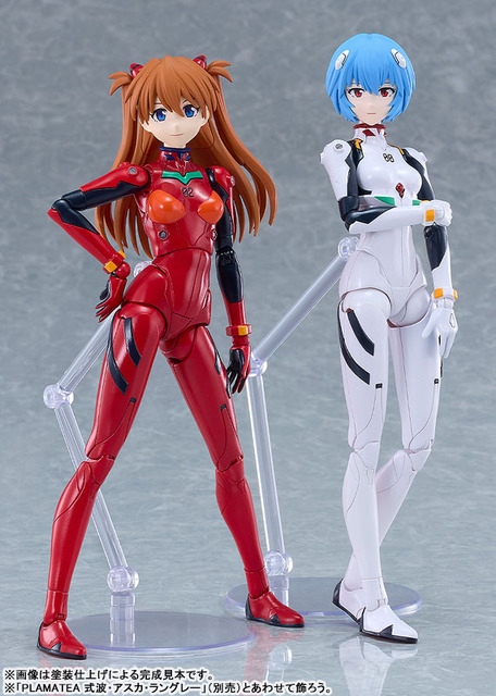 “私が消えても代わりはいるもの” “あんたバカぁ？”「エヴァ」レイとアスカの可動式プラモデルが登場！好みの表情を選べる交換パーツも！