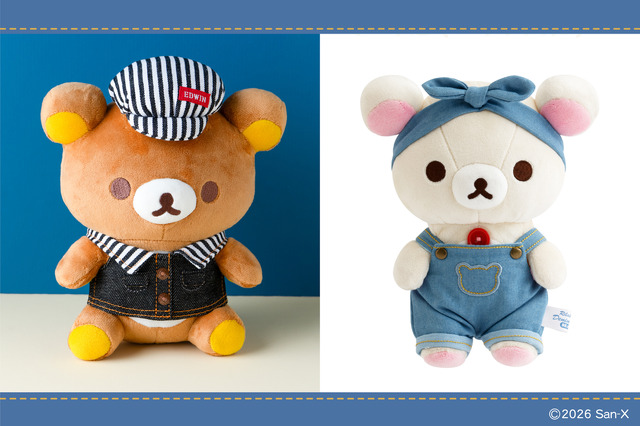リラックマ＆すみっコぐらし×EDWINコラボも♪ デニムな雑貨、刺繍・ワッペン風アートアイテムなど続々！オンライン販売開始