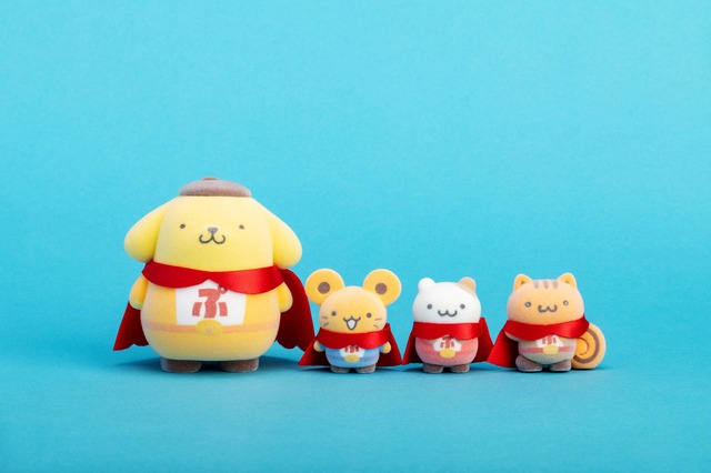「ポムポムプリン」デビュー30周年記念！ヒーロー姿の限定フロッキーマスコットが登場♪ポストカード＆シール付き