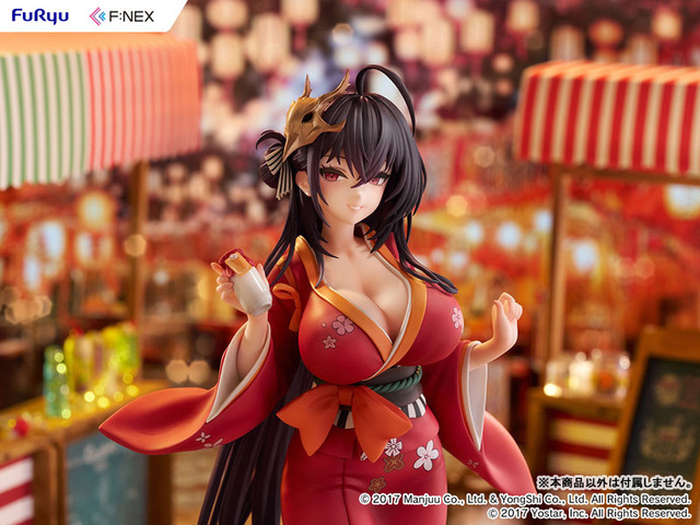 「アズレン」大鳳が浴衣姿で艶やかに立体化♪ 大黒湯とのコラボ企画のグッズイラストをベースに見応え抜群の仕上がり
