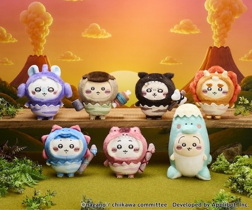 ちいかわ、ハチワレが恐竜に！うさぎはアリスな“時計ウサギ”に!? 「ちいかわぽけっと」公式グッズ第3弾が発売 全国5箇所でポップアップも【8月21日～】