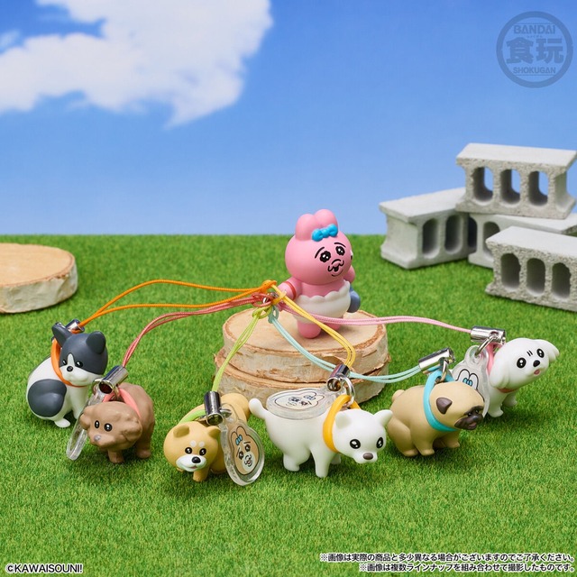 「おぱんちゅうさぎ」と踏ん張りポーズのワンコたちにキュン…☆マスコットキーチェーンが26年8月17日に発売！