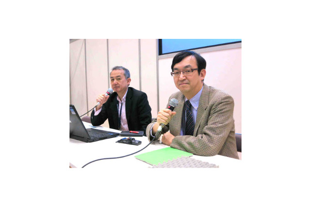 （左）増田弘道さん、（右）氷川竜介さん