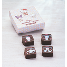 「サンリオ」シナモロール、ハローキティ、クロミが老舗和菓子屋とコラボ♪ チョコレート羊羹を限定販売【塩瀬総本家】 画像