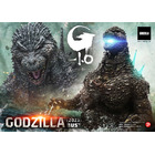 この迫力…この大きさ…怖すぎる…！「ゴジラ-1.0」海を割り進撃する巨大怪獣ゴジラが全長約91cmの巨大胸像になって登場 画像