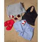 「ハローキティ」ビーチがテーマ♪ ATTISESSIONとのコラボ・春夏限定の6アイテムが登場！ 画像