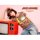 「サンリオ」キティやクロミが“00年代ギャル”風アパレルに♪ レオパードやゼブラの総柄、ラインストーンがアツい!!　 画像