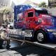 トランスフォーマー オプティマスがハリウッドの殿堂入り　足跡でなく「タイヤ跡」を刻む 画像