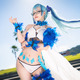 【コスプレ】真夏の海に「FGO」麗しきブリュンヒルデが降臨！人気レイヤー・masyoco【写真6枚】 画像