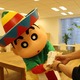 しんちゃんメキシコに旅立つ！　引っ越しチョコビもって編集部にご挨拶 画像