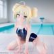 スク水で上目遣いはズルいよ…！オリジナルフィギュア「水名瀬すい」が1/5スケールフィギュアで登場 画像