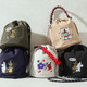 ムーミン、リトルミイ、スナフキンの大人かわいい巾着バッグ登場！世界観を刺繍で表現☆ 画像