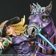 ピザ・モッツァレラ♪「ジョジョ」ジャイロ・ツェペリ＆愛馬ヴァルキリーが大型スタチュー化☆ 全高約31センチ！ 画像