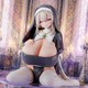 修道服からたわわな胸元が…慈愛に満ちた笑みも柔らかバディも魅力♪オリキャラ「リュシエル」フィギュアは1/6スケールの大迫力！ 画像