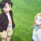 夏アニメ「令和のダラさん」禁足地に踏み入った日向と薫は、異形の存在“屋跨斑”に遭遇するが…？第1話先行カット 画像