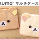 リラックマ＆コリラックマのキュートなお顔ケース登場！  A4サイズ対応の大容量仕様で推し活＆ぬい活にも♪ 画像