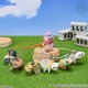 「おぱんちゅうさぎ」と踏ん張りポーズのワンコたちにキュン…☆マスコットキーチェーンが26年8月17日に発売！ 画像