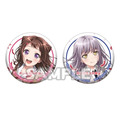 『バンドリ！ガールズバンドパーティ！』赤い羽根コラボ カンバッジ 44mm 全2種 (C)BanG Dream! Project (C)Craft Egg Inc. (C)bushiroad All Rights Reserved.