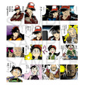 「釣りキチ三平 LINEスタンプ 第1段」240円（100コイン）（C）矢口高雄／講談社