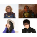『キャプテン・マーベル』日本語吹替版声優 左から 水樹奈々、森川智之（C）Marvel Studios 2019