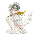 A賞：The Super Dimension White Venus ランカ・リー フィギュア 原画（C）2007 BIGWEST/MACROSS F PROJECT・MBS