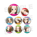 「トレーディング缶バッジ（全8種）」単品：400円（税別）BOX：3,200円（税別）