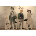 アニメ版の魅力に迫る「BEASTARS」展の見どころは？ OPのコマ撮りアニメで使われたレゴシ&ハル人形も【内覧レポ】