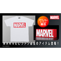 「Marvel/Marvel Comic l ロゴ T シャツ＆ロゴフィギュア」7,480 円(税込）（C） MARVEL.