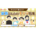 dアニメストア「あなたが選ぶ、理想の“家族にしたいキャラクター”」 兄弟姉妹＆ペット編