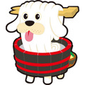 太くコシが強い　香川犬は讃岐名物　「47都道府犬Ｒ」