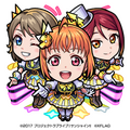 「ラブライブ！サンシャイン!!×モンスト」2 年生ボール絵（獣神化後）（C）2017 プロジェクトラブライブ！サンシャイン!!（C）XFLAG