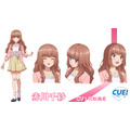 『CUE!』キャラクター設定・赤川千紗（C）CUE! Animation Project