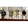 鈴木敏夫プロデューサー＆大村知事「ジブリパーク」に関するメディア向け発表会の様子（C）2022 Studio Ghibli