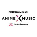 「NBCUniversal Anime × Music 30th Anniversary Project」30周年記念ロゴ