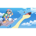 2月24日（金）放送「ラプラスにのって♪」(C)Nintendo･Creatures･GAME FREAK･TV Tokyo･ShoPro･JR Kikaku (C)Pokémon