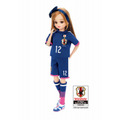 「リカちゃん なでしこジャパンモデル 2015」（C）TOMY （C）2009 Japan Football Association