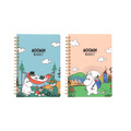 「ムーミンマーケット2024」リングノート」（ハンモック／サン）各605円（C）Moomin Characters TM
