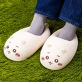 「働かせてくださいッ！」シーサーと鎧さん、ふわふわ金ピカのお揃いマスコットが「ちいかわマーケット」で発売―冬に履きたいルームシューズも